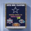 NFL 051 Cowboys Commemorative Series 5x Champs Tapestry - 1NFL/05140/0009/RET