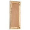 Hand-Carved Mirror 43.3"x19.7"x4.3" Solid Mango Wood - Brown