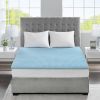 All Season Reversible Hypoallergenic 1.5" Cooling Mattress Topper - as Pic