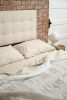 Omne Sleep 4-Piece Cream Brushed Microfiber California King Hypoallergenic Sheet Set - as Pic