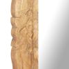 Mirror 43.3"x19.7" Solid Mango Wood - Brown