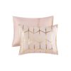 Metallic Printed Comforter Set - as Pic