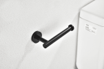 3-piece stainless steel bathroom towel rack set wall-mounted-black - Default