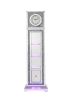 ACME Noralie GRANDFATHER CLOCK W/LED Mirrored & Faux Diamonds AC00354 - as Pic